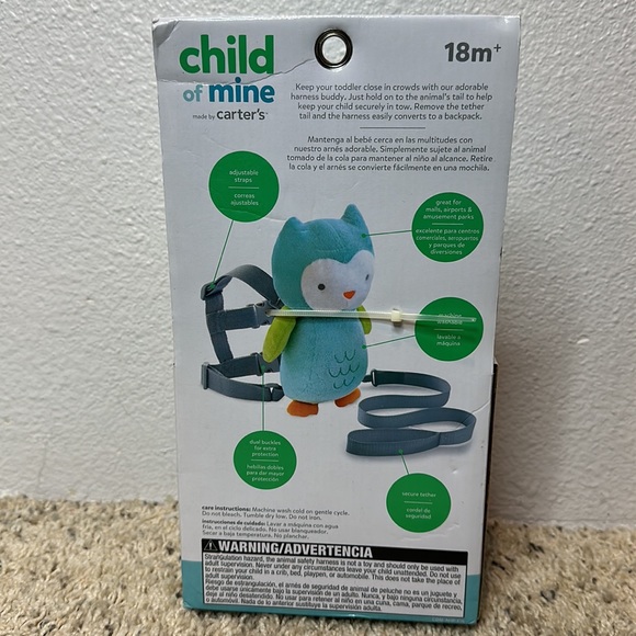 Carter's Child of Mine 2-in-1 Harness Plush Tag Along Buddy *NEW* - Picture 4 of 5